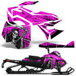 Ski Doo Rev XM Summit 2013-2016 Sled Snowmobile Wrap Graphic Kit - Reaper V2