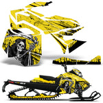 Ski Doo Rev XM Summit 2013-2016 Sled Snowmobile Wrap Graphic Kit - Reaper V2
