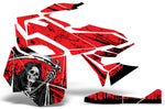 Ski Doo Rev XM Summit 2013-2016 Sled Snowmobile Wrap Graphic Kit - Reaper V2