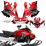 Ski Doo GEN 4 MXZ/Renegade/Summit 850 2017-2021 Sled Snowmobile Wrap Graphic Kit - Reaper V2