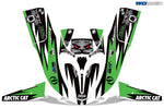 Arctic Cat 120 Sno Pro Sled Snowmobile Wrap Graphic Kit - Team Arctic