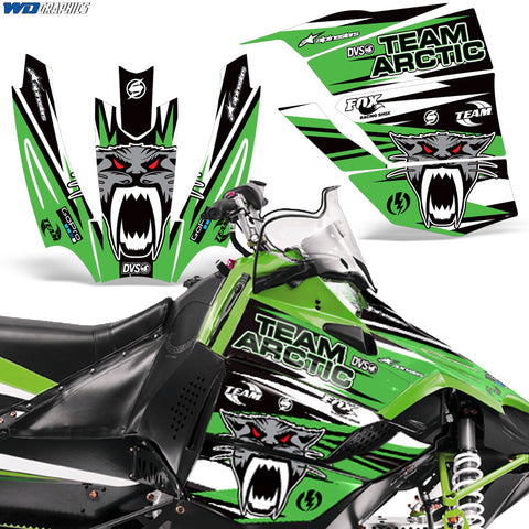 Arctic Cat Sno Pro Race 500/600 Sled Snowmobile Wrap Graphic Kit - Team Arctic