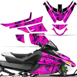 Arctic Cat Z1 Turbo 2006-2012 Sled Snowmobile Wrap Graphic Kit - Flames