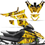 Arctic Cat Z1 Turbo 2006-2012 Sled Snowmobile Wrap Graphic Kit - Flames