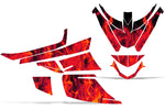Arctic Cat Z1 Turbo 2006-2012 Sled Snowmobile Wrap Graphic Kit - Flames