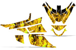 Arctic Cat Z1 Turbo 2006-2012 Sled Snowmobile Wrap Graphic Kit - Flames