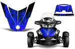Can Am BRP (RTS) Spyder 2010-2011 Roadster Hood Graphic Kit - Flames