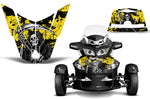 Can Am BRP (RTS) Spyder 2010-2011 Roadster Hood Graphic Kit - Reaper V2