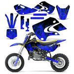 Suzuki DRZ 110/RM 65 All Years Dirt Bike Motocross Graphic Decal Kit - Flames
