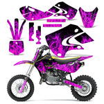 Suzuki DRZ 110/RM 65 All Years Dirt Bike Motocross Graphic Decal Kit - Flames