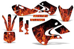 Suzuki DRZ 110/RM 65 All Years Dirt Bike Motocross Graphic Decal Kit - Flames