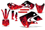 Suzuki DRZ 110/RM 65 All Years Dirt Bike Motocross Graphic Decal Kit - Flames