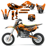 Suzuki DRZ 110/RM 65 All Years Dirt Bike Motocross Graphic Decal Kit - Reaper V2