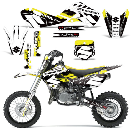 Suzuki DRZ 110/RM 65 All Years Dirt Bike Motocross Graphic Decal Kit - Wrecked