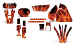 Suzuki DRZ 200 1996-2009 Dirt Bike Motocross Graphic Decal Kit - Flames