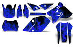Suzuki DRZ 400 S/SM 2000-2023 Dirt Bike Motocross Graphic Decal Kit - Flames