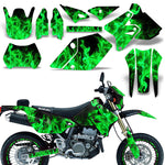 Suzuki DRZ 400 S/SM 2000-2023 Dirt Bike Motocross Graphic Decal Kit - Flames