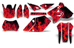 Suzuki DRZ 400 S/SM 2000-2023 Dirt Bike Motocross Graphic Decal Kit - Flames