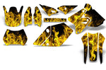 Suzuki DRZ 400 S/SM 2000-2023 Dirt Bike Motocross Graphic Decal Kit - Flames