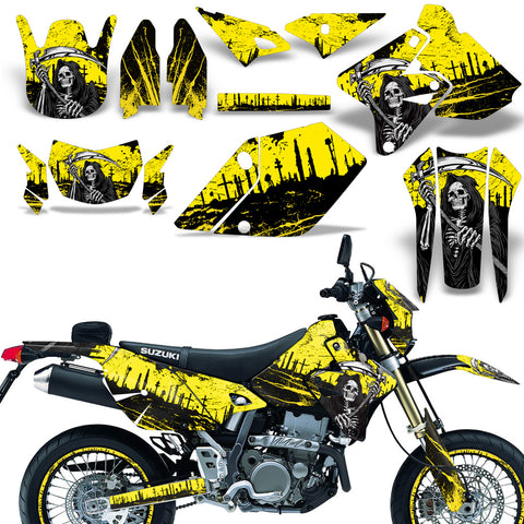 Suzuki DRZ 400 S/SM 2000-2023 Dirt Bike Motocross Graphic Decal Kit - Reaper V2