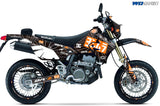 Suzuki DRZ 400 S/SM 2000-2023 Dirt Bike Motocross Graphic Decal Kit - Yoshimura