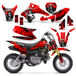 Suzuki DRZ 70 2008-2016 Dirt Bike Motocross Graphic Decal Kit - Reaper V2