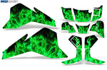 Suzuki QuadSport LT80 1987-2006 ATV Quad Graphic Kit - Flames