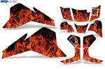 Suzuki QuadSport LT80 1987-2006 ATV Quad Graphic Kit - Flames