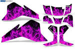 Suzuki QuadSport LT80 1987-2006 ATV Quad Graphic Kit - Flames