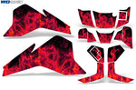 Suzuki QuadSport LT80 1987-2006 ATV Quad Graphic Kit - Flames