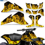 Suzuki QuadSport LT80 1987-2006 ATV Quad Graphic Kit - Flames