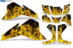 Suzuki QuadSport LT80 1987-2006 ATV Quad Graphic Kit - Flames