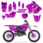 Suzuki RM 125/250 2001-2009 Dirt Bike Motocross Graphic Decal Kit - Flames