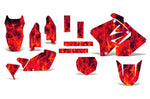 Suzuki RM 125/250 2001-2009 Dirt Bike Motocross Graphic Decal Kit - Flames