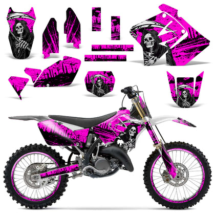 Suzuki RM 125/250 2001-2009 Dirt Bike Motocross Graphic Decal Kit - Reaper V2