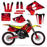 Suzuki RM 125/250 1993-1995 Dirt Bike Motocross Graphic Decal Kit - Flames