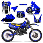 Suzuki RM 125 1999-2000 Dirt Bike Motocross Graphic Decal Kit - Reaper V2