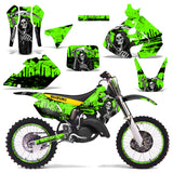 Suzuki RM 125 1999-2000 Dirt Bike Motocross Graphic Decal Kit - Reaper V2
