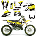 Suzuki RM 250 1996-1998 Dirt Bike Motocross Graphic Decal Kit - Wrecked