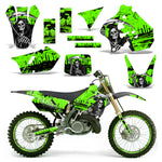 Suzuki RM 250 1996-1998 Dirt Bike Motocross Graphic Decal Kit - Reaper V2