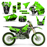 Suzuki RM 250 1996-1998 Dirt Bike Motocross Graphic Decal Kit - Reaper V2