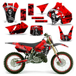 Suzuki RM 250 1996-1998 Dirt Bike Motocross Graphic Decal Kit - Reaper V2