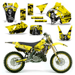Suzuki RM 250 1996-1998 Dirt Bike Motocross Graphic Decal Kit - Reaper V2