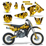 Suzuki RM 85 2002-2015 Dirt Bike Motocross Graphic Decal Kit - Flames