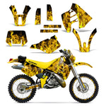 Suzuki RMX 250 1989-1998 Dirt Bike Motocross Graphic Decal Kit - Flames