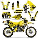 Suzuki RMX 250 1989-1998 Dirt Bike Motocross Graphic Decal Kit - Reaper V2