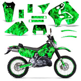 Suzuki RM 250X 1996-1998 Dirt Bike Motocross Graphic Decal Kit - Flames
