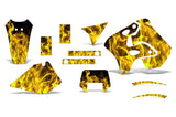 Suzuki RM 250X 1996-1998 Dirt Bike Motocross Graphic Decal Kit - Flames