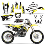 Suzuki RMZ 250 2004-2006 Dirt Bike Motocross Graphic Decal Kit - Wrecked