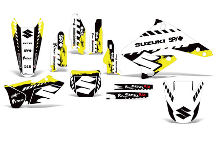 Suzuki RMZ 250 2004-2006 Dirt Bike Motocross Graphic Decal Kit - Wrecked